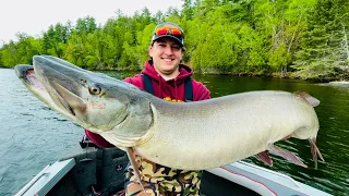 50” MUSKIE CATCH | FISHING ONTARIO 2023 (PART 1)