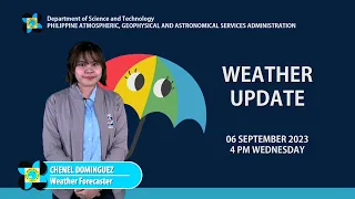 Public Weather Forecast issued at 4PM |  September 06, 2023