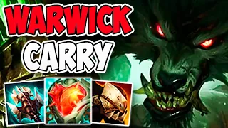 INSANE CHALLENGER WARWICK SOLO CARRY GAMEPLAY | CHALLENGER WARWICK JUNGLE GAMEPLAY | Patch 12.22 S12