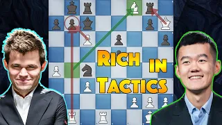 London System Rich in Tactics | Carlsen vs Ding | Magnus Carlsen Chess Tour Finals 2020