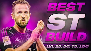 BEST STRIKER BUILD FOR LVL 25,50,75 & 100 | EAFC 24 Clubs