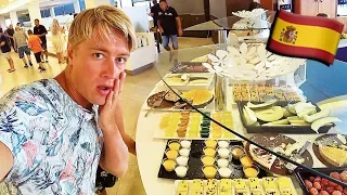 ИСПАНИЯ. ШВЕДСКИЙ СТОЛ! ОБЕД В GRAN GARBI HOTEL. ПОГОДА В ЛЬОРЕТ-ДЕ-МАР / VLOG