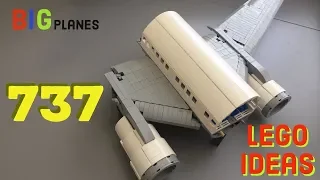 LEGO 737 - major wing and engine progress!!