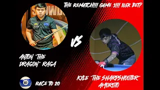 REMATCH!! ANTON "THE DRAGON" RAGA VS KYLE "THE SHARPSHOOTER" AMOROTO | R-20 | 10 BALLS