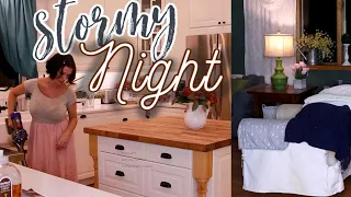 RELAXING CLEAN WITH ME 2020 | STORMY SUMMER NIGHT ROUTINES AT HOME ☔️🌙