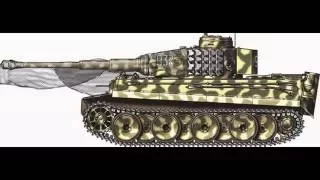 WW2 Panzer German Tiger Camouflage 1 - Camuflajes Panzer Tiger 1