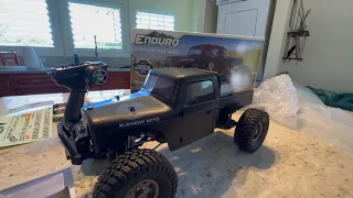 Element RC Ecto Trail Truck Black Unboxing | First run