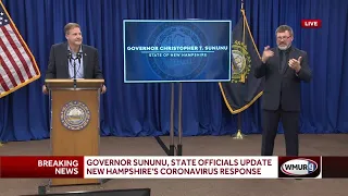 Full video: Governor holds latest COVID-19 briefing for New Hampshire (August 25, 2020)