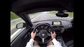 BMW M240i TOP SPEED RUN ON AUTOBAHN