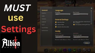 BEST Settings in Albion Online