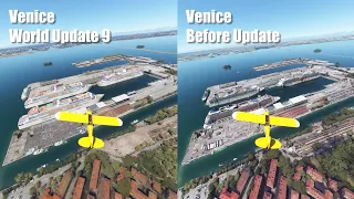 World Update 9 - Venice Update Comparison | Microsoft Flight Simulator | Upgrade or Downgrade?