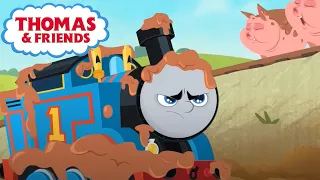 Muddy Thomas! | Thomas & Friends: All Engines Go! | +60 Minutes Kids Cartoons