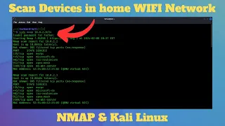 How to Scan Devices in your home WIFI Network with NMAP & Kali Linux