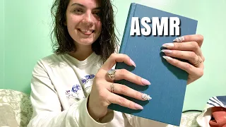 ASMR | book gripping, sticky tapping | ASMRbyJ