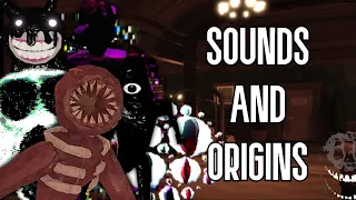 All Entity SOUNDS and Their ORIGINS (Roblox Doors 👁️)