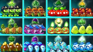 Random 12 Combos Plants & Mint Batltez - Who Will Win? - Pvz2 Team Plant vs Team Plant