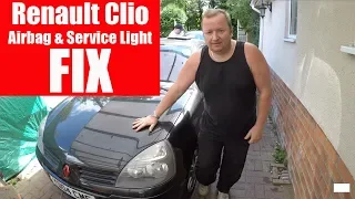 Renault Clio 1.2 Airbag And Service Light On [Causes And Fixes]