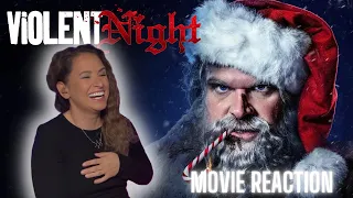 Violent Night Movie Reaction | First Time Watching….a BLOODY good time
