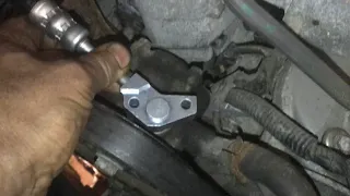 REPLACING power steering high-pressure line (TRICKY) 05 honda pilot