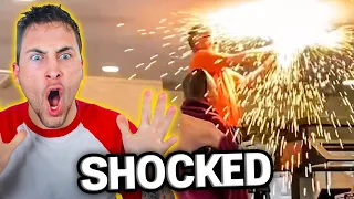 Man SHOCKED In The Face