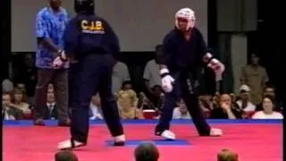 Damon Gilbert vs Jason Tankson Bourelly 2003 Bluegrass Nationals Karate Tournament