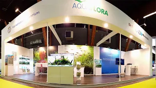 Aquaflora booth at Anido Tradeshow in Belgium 2020