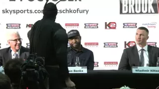 Tyson Fury dresses as Batman for Wladimir Klitschko news conference