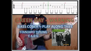 Green Day - Warning (Bass Cover / Play Along Tabs)