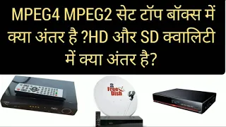 DIFFERENCE BETWEEN SD AND HD PICTURE QUALITY AND MPEG-02 MPEG-04 SET TOP BOX OF DD FREE DISH