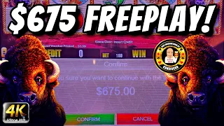 $675 freeplay VS Buffalo Gold in Las Vegas