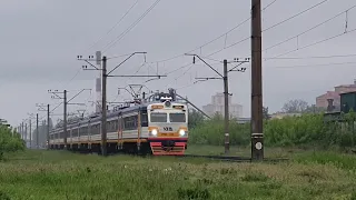 🇺🇦 "Kyiv City Express" ЕР9м-530 ЕР9м-544 Святошино - Буча - Святошино