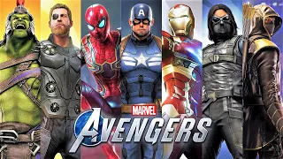 Marvel's Avengers - All MCU Suits Showcase 2020 - 2022 (4K 60FPS)