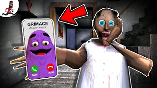 Grimace call Granny (full story) ► funny horror animation granny parody