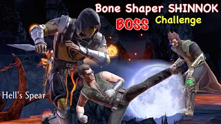 Bone Shaper Shinnok Challenge Gameplay All BOSS | Mortal Kombat Mobile