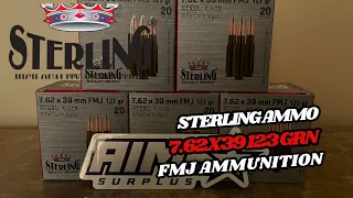 STERLING 7.62X39 123GRN STEEL CASE FMJ AMMUNITION - UNBOXING #ammo #trending #viral #unboxing #fyp