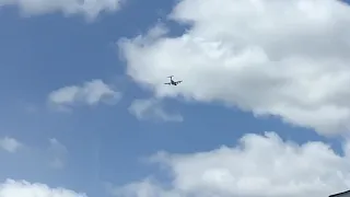 C-5 Galaxy flying over My house