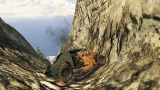 Grand Theft Auto 5 - Driving Japanese Cars Off Mt Chiliad (GTA 5)