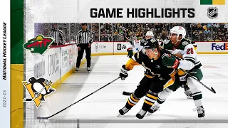 Wild @ Penguins 4/6 | NHL Highlights 2023