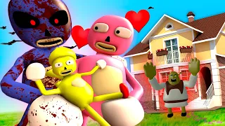 SANIC.EXE LOVE HOUSE 💕 VS 3D SANIC CLONES MEMES In Garry's Mod!