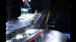 企业号核动力航母模型效果！RC MODEL AIRCRAFT CARRIER ENTERPRISE CVN-65 WITH LIGHTING