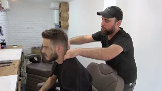 ASMR Турецкий парикмахерский массаж лица, головы и тела 176