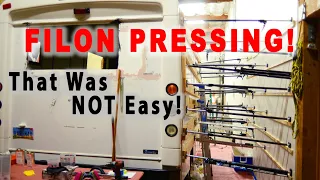 Shuttle Bus Fiberglass Filon Siding - Hail Mary Van Build Ep.3