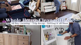 Whole House Clean with Me! | Cleaning Motivation to Get it All Done 💪