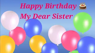 Happy Birthday My Dear Sister