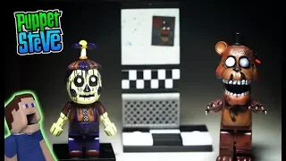 Five Nights at Freddy's Mcfarlane Toys Office Hallway PHANTOM BALLOON Boy FNAF Lego Unboxing Playset