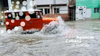 Lluvias en Cuba provocan inundaciones leves en zonas bajas de la Habana