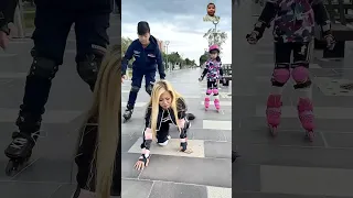 Helping each other from heart ♥️ is the one #shorts #youtubeshorts #rollerskating #skating #kids
