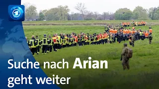 Suche nach sechsjährigem Arian geht weiter