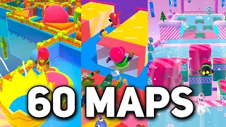 ALL 60 Fall Guys Maps Tips & Tricks (Season 1 - Season 6)