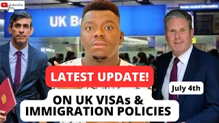 LATEST UPDATES ON UK VISAs & IMMIGRATION POLICIES | British Election Debates!!